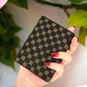 The Classic Card Wallet Flap in Coffee Brown